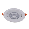 Oprawa typu downlight LED COB o mocy 5W, biała, aluminiowa