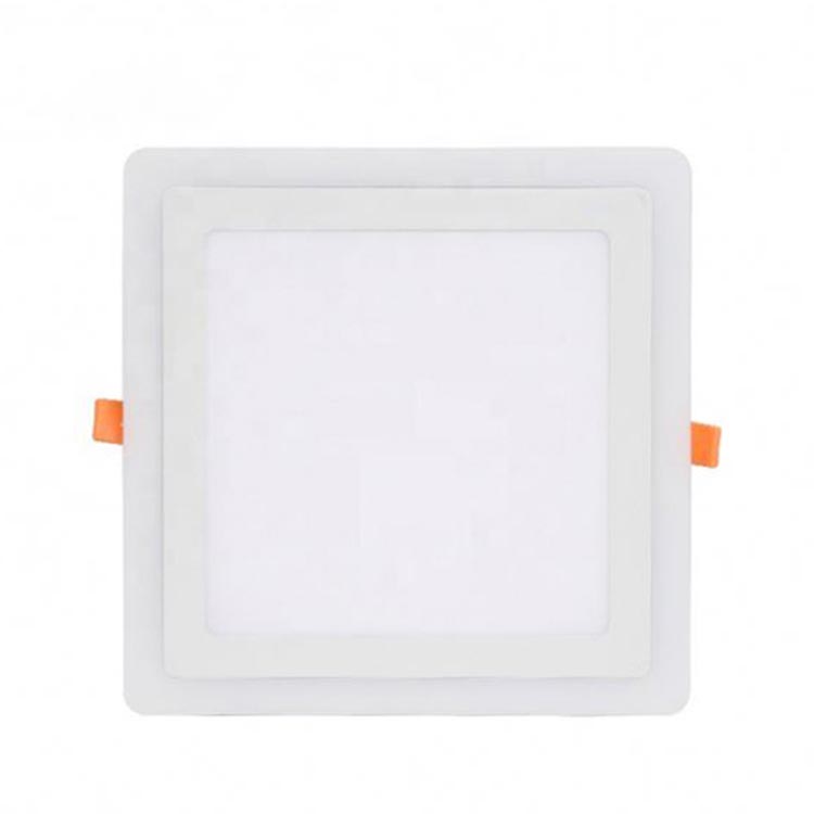 Hot Selling 3+3w Double Color Panel Light RGB Ceiling Square Indoor Led Panel Light