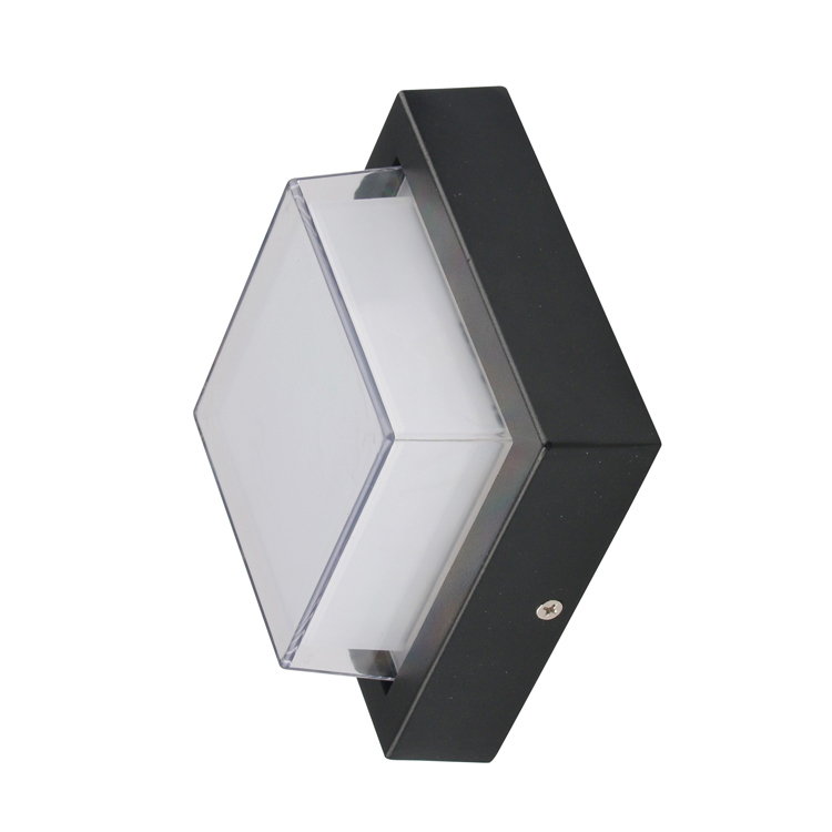 Oteshen lighting hot sale Modern garden square PC LED Wall Lamp with IP65 high quality waterproof wall light