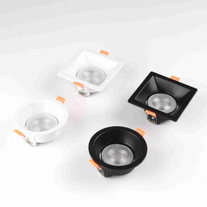 مجموعه نورافکن توکار LED 5 واتی، گرد L6130C-5 و مربع L6030C-5 سیاه و سفید
