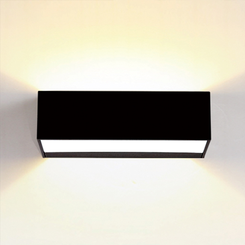 Modern Exterior Mounted Black Sconce Outdoor Decoration Indoor Wall Light Outdoor IP65 Led Wall Lamp For Home