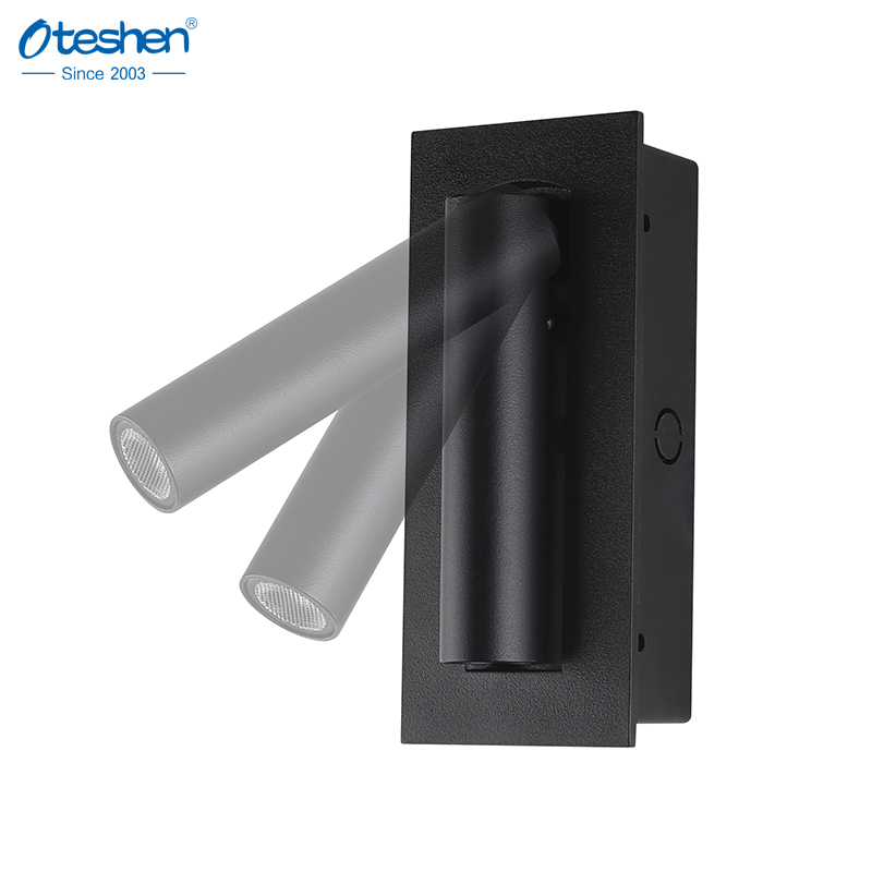 Lampe de lecture de chevet à LED avec angle réglable en aluminium LCG1810