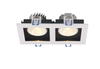 백색 검정 8W 16W 24W 플라스틱 COB LED 천장 조명