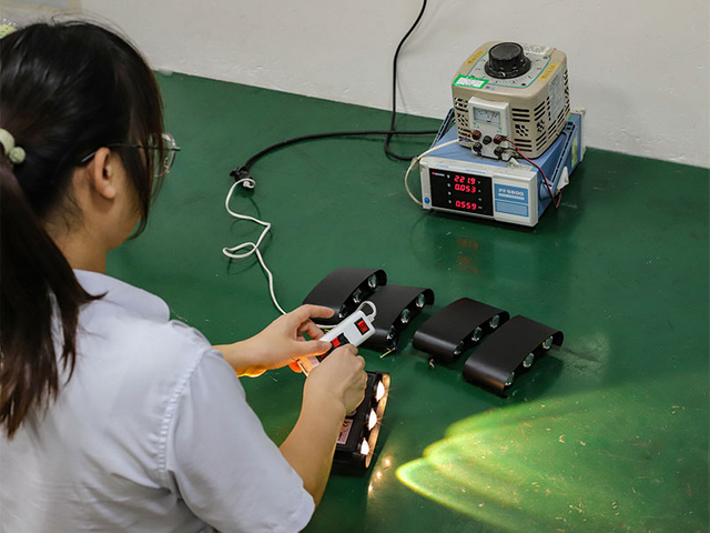 ランプ電力点灯テスト