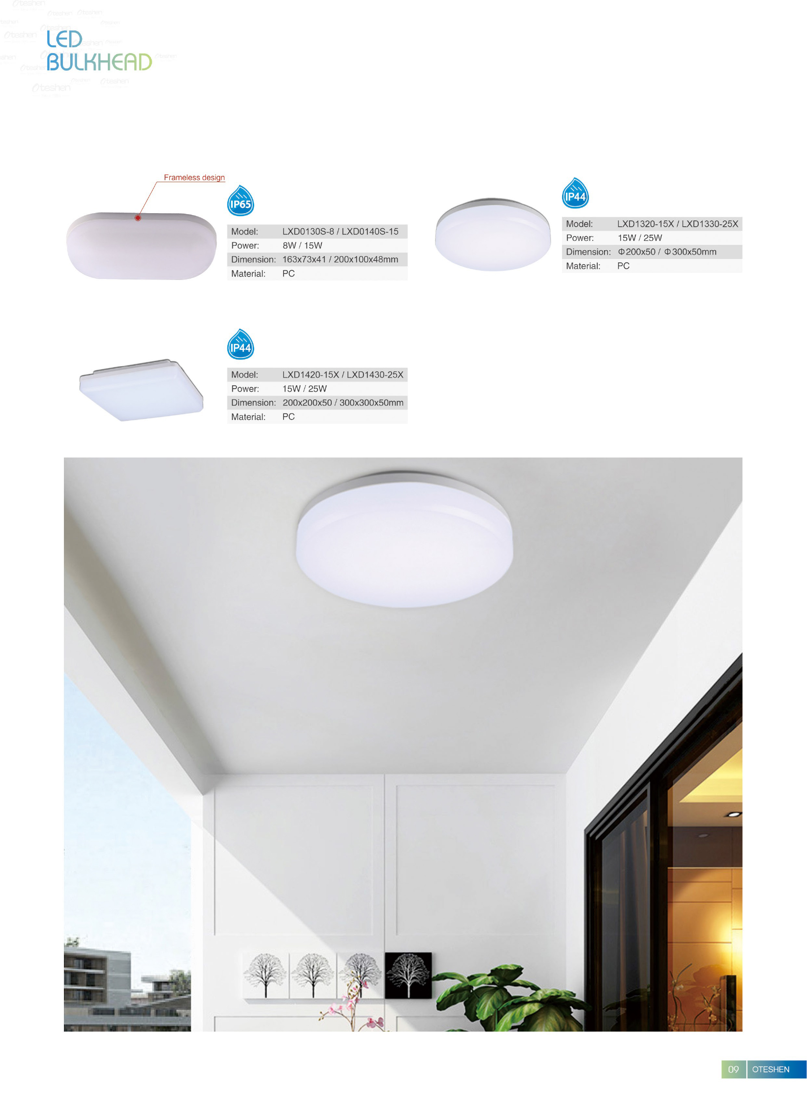 Good quality product led bulkhead light outdoor waterproof bulkhead lamp 15w 25w bulkhead led light waterproof ceiling light