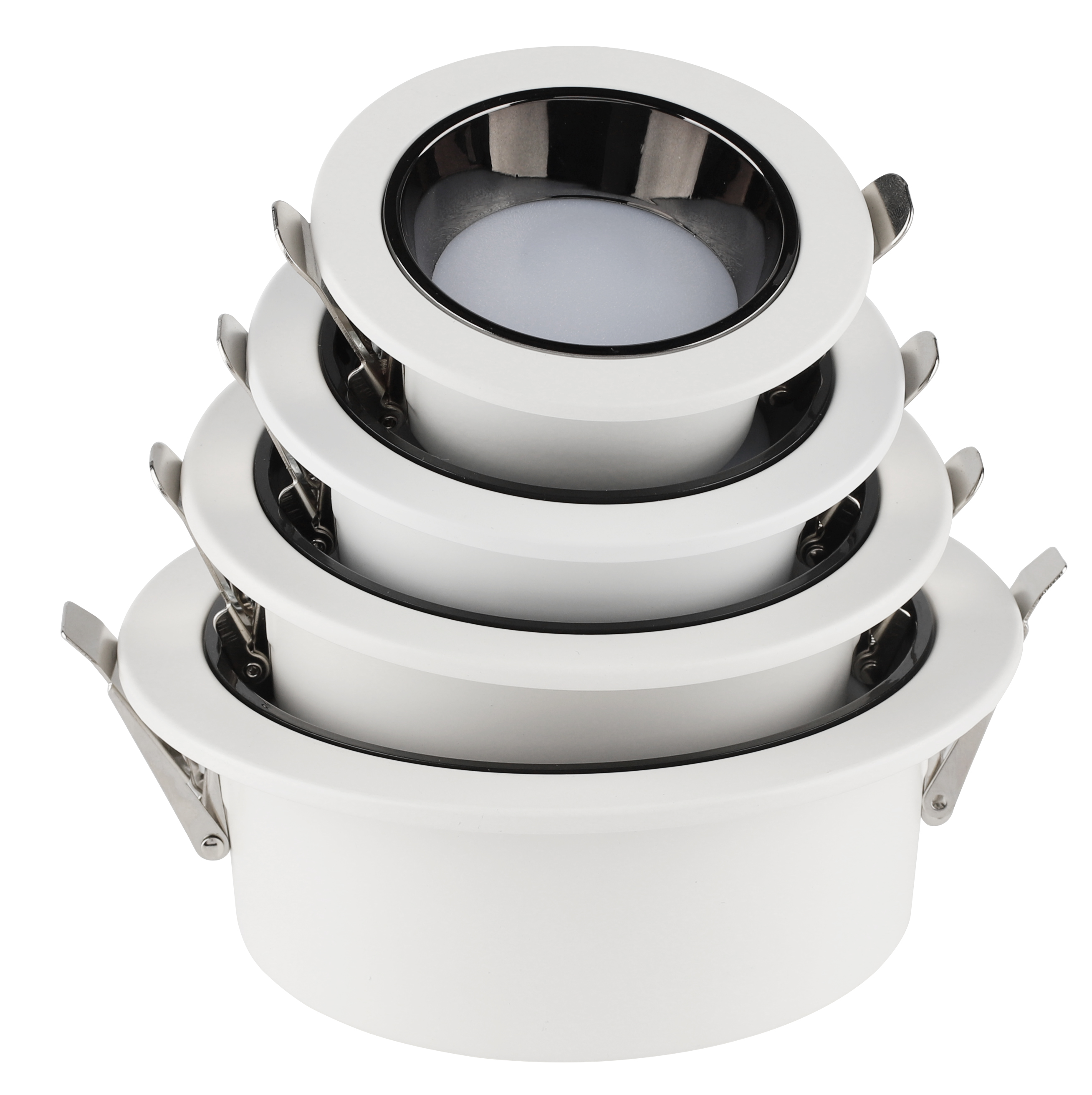 8W COB Aluminum Plastic LED Downlight