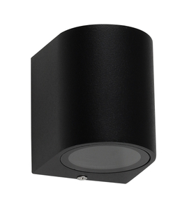 Модерна GU10 алуминиева едноточкова IP65 външна кръгла скандинавска стенна лампа IP65 Fancy осветително тяло Производител TS127SB-1