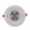 Oprawa typu downlight LED COB o mocy 5W, biała, aluminiowa