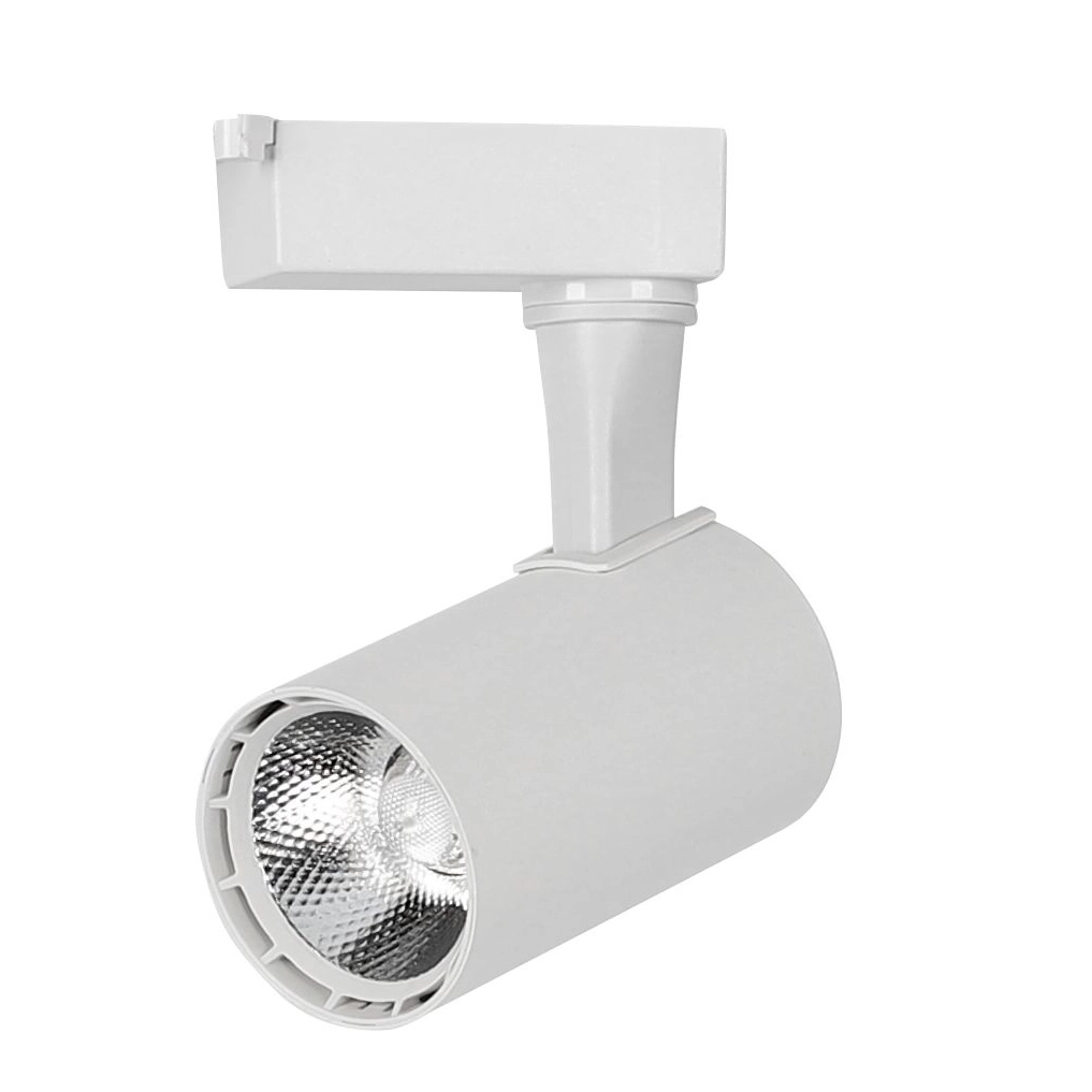 定制超薄设计铝塑料 12W 15W 20W 上下旋转可调 COB Led 轨道灯