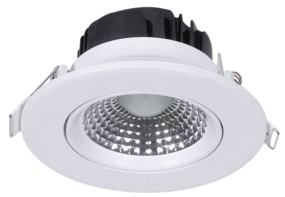 White 8W Plastic COB LED Ceiling Light