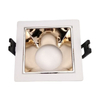 Kwadru Daqs L-Aħjar Bejgħ Recessed LED Downlight Fixture GU10 LED Downlight Fixture 