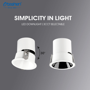 Oprawa wpuszczana LED typu downlight LTD1620T-12 12W 3CCT z możliwością wyboru prostoty projektu