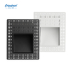 トリムレス IP65 アルミ鉄 LED ステップライト LBD5746-3、3W 180lm 75&deg; ビーム角 凹型階段壁ランプ、2 年保証