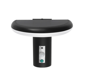 1.8W 3CCT halfsirkelvormige ABS LED-sonkragmuurlig, IP54-afstandbeheer buitestoep-tuinlamp Oteshen SL1933