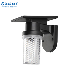 0.9W 3CCT Diagonale tekstuur ABS LED Sonkrag Muurlig, IP54 Afstandsbediening Buitestoep Tuinlamp Oteshen SL1932DT