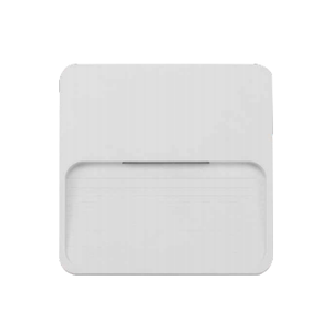 Lampu Langkah LED Cekung Ultra Slim Persegi 2W LBD1114-2, 100lm 75&deg; Lampu Tangga Anti Silau Jeriji IP65