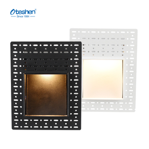 ট্রিমলেস IP65 অ্যালুমিনিয়াম আয়রন LED স্টেপ লাইট LBD5746-3, 3W 180lm 75&deg; বিম অ্যাঙ্গেল রিসেসড সিঁড়ি ওয়াল ল্যাম্প, 2 বছরের ওয়ারেন্টি
