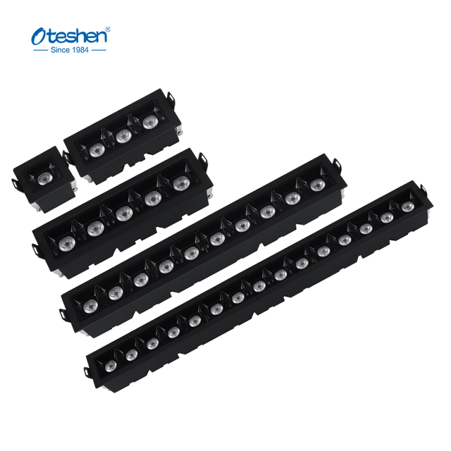 Убудаваны святлодыёдны лінейны рашоткавы свяцільня，4W/6W/10W/20W/30W LXT0410-2 LXT0420-4 LXT0430-6 LXT0450-10 LXT0470-20 LXT0490-30
