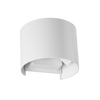 Tempat lilin dinding LED luar ruangan sudut pancaran 6W IP65 putih yang dapat disesuaikan