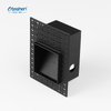 トリムレス IP65 アルミ鉄 LED ステップライト LBD5746-3、3W 180lm 75&deg; ビーム角 凹型階段壁ランプ、2 年保証