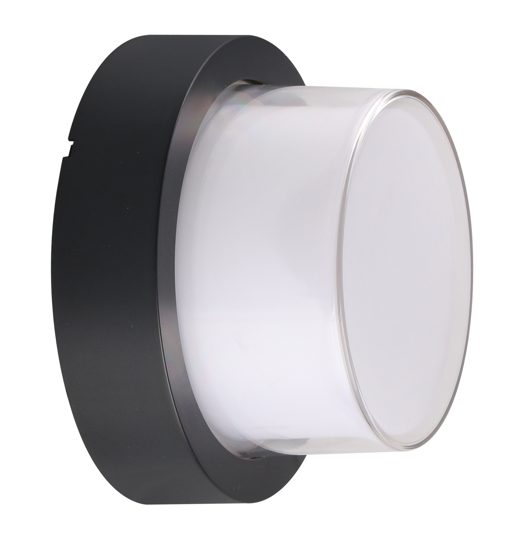7 W i 12 W okrągła i kwadratowa kinkiet LED PC, kinkiet zewnętrzny z powłoką IP44 Oteshen LBD2340B-7 / LBD2360B-12 / LBD2440B-7 / LBD2460B-12