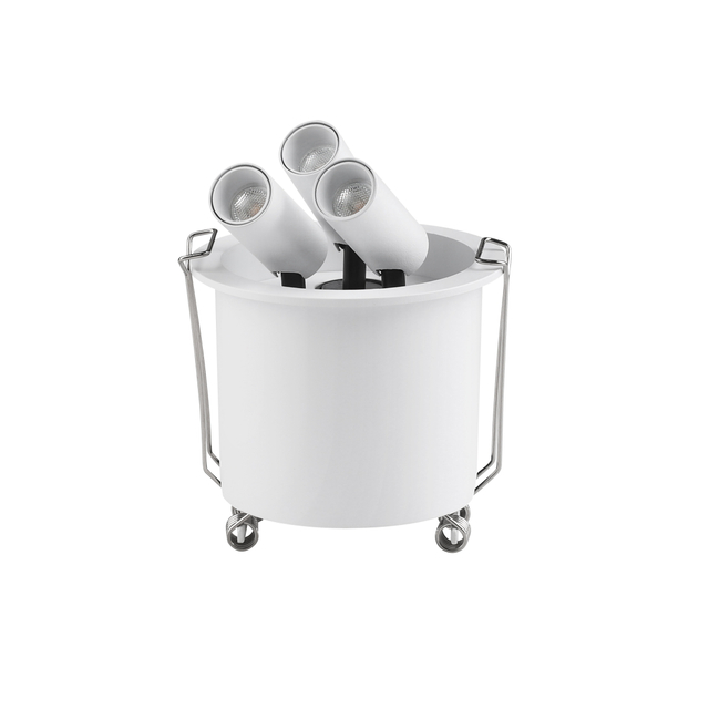 Justerbar inf&auml;lld LED-str&aring;lkastare med flera huvuden, 2W 4W 6W, CRI90, 24&deg; smalstr&aring;le LTH3610R-2 LTH3620R-4 LTH3630R-6