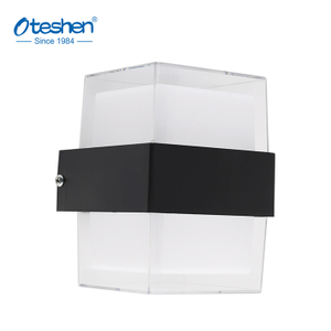 4W & 8W 150&deg; Квадратна ABS LED СТЕНА, IP44 Вътрешна и покрита Аплик за стена Oteshen LBD5420-4 / LBD5440-8