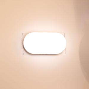 Cloison LED PC ovale sans cadre 8 W et 15 W, applique et plafonnier int&eacute;rieur et ext&eacute;rieur IP65 Oteshen LXD0130S-8 / LXD0140S-15