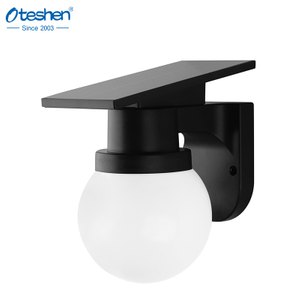 0.9W 3CCT Sferiese ABS LED SOLAR MUURLIG, IP54 Afstandsbediening Buite Solar Tuin Muurlamp Oteshen SL1932AT